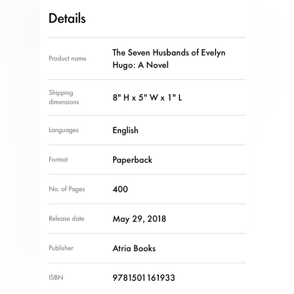 Book: The Seven Husbands of Evelyn Hugo x Taylor Jenkins Reid - Picture 5 of 7